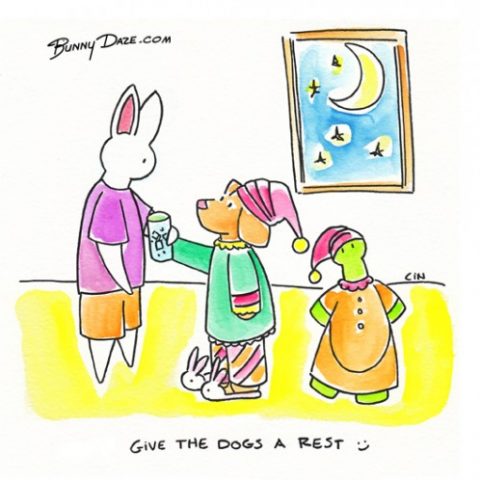 Give the dogs a rest :)