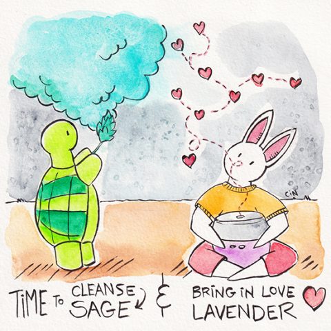 Time to Cleanse with Sage and Bring in Love with Lavender