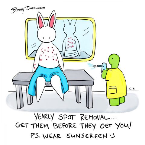 Yearly Spot Removal…Get them before they get you. P.S.  Wear Sunscreen ;)